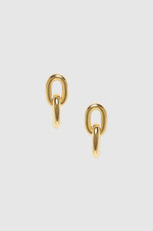 ANINE BING Link Drop Earrings - 14k Gold