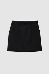 ANINE BING Livy Skirt - Black - front view