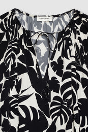 ANINE BING Lolita Dress - Black Bird Of Paradise - Detail View 