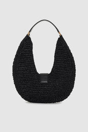ANINE BING Lou Bag Monogram - Black