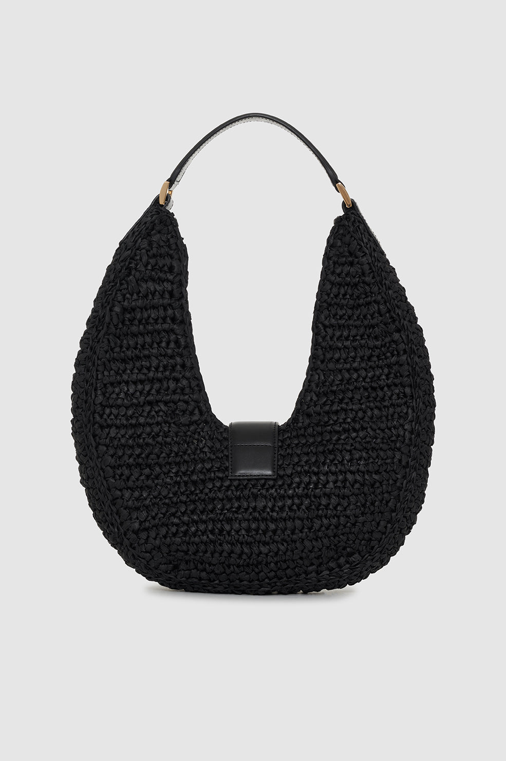 ANINE BING Lou Bag Monogram - Black