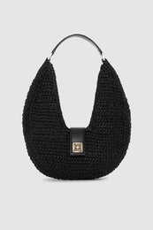 ANINE BING Lou Bag Monogram - Black