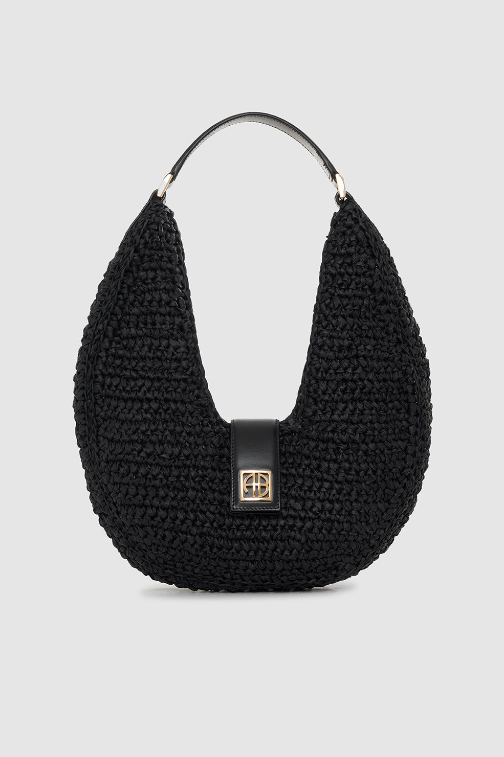ANINE BING Lou Bag Monogram - Black