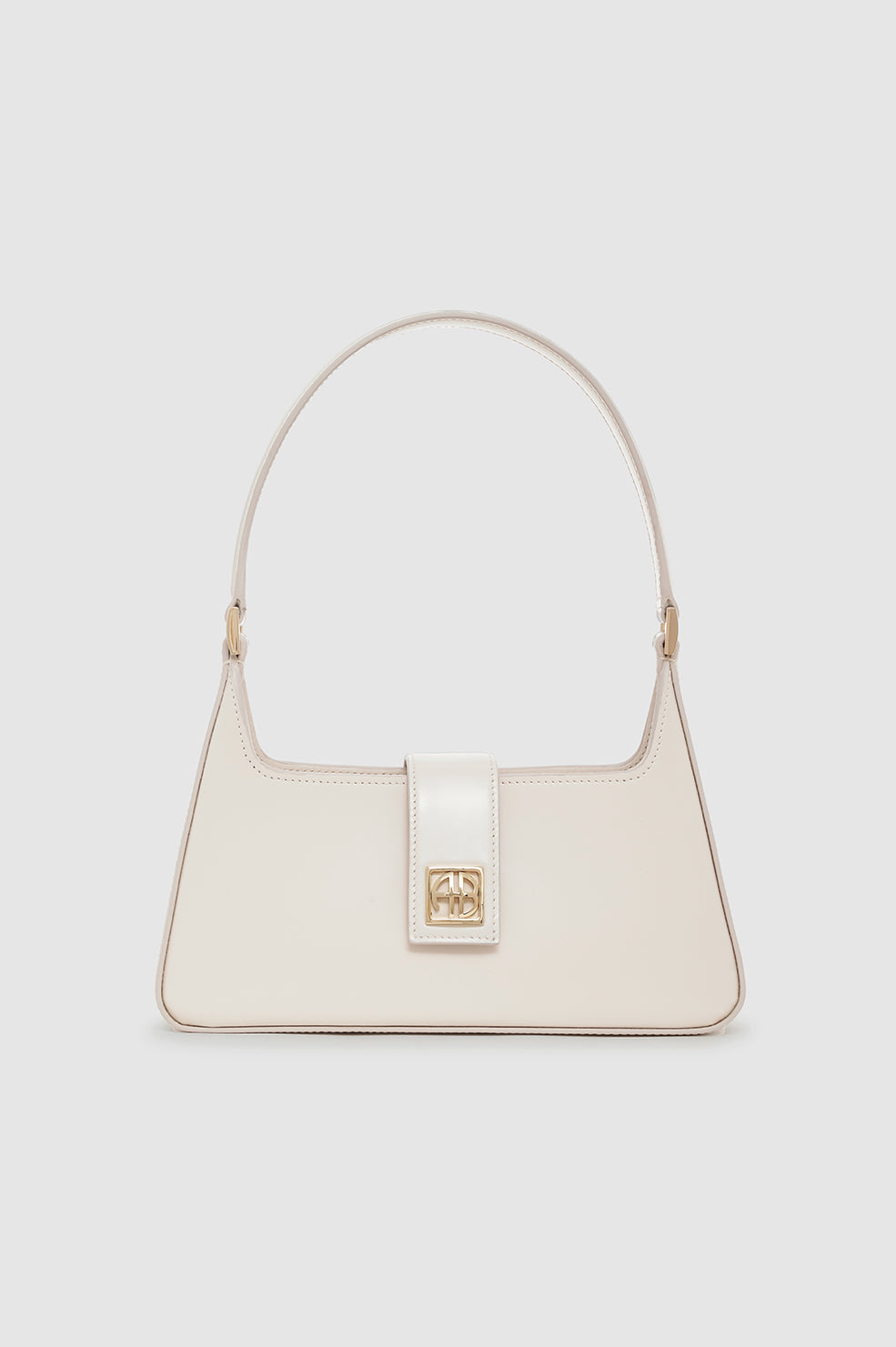 ANINE BING Lou Shoulder Bag - High-Shine Bone