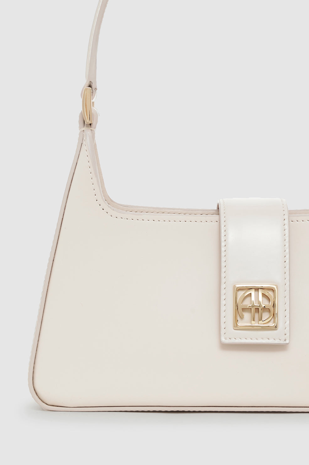 Lou Shoulder Bag - High-Shine Bone