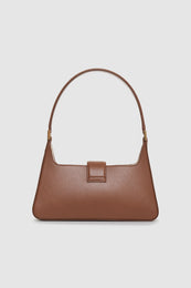 ANINE BING Lou Shoulder Bag - Cognac - Back View 