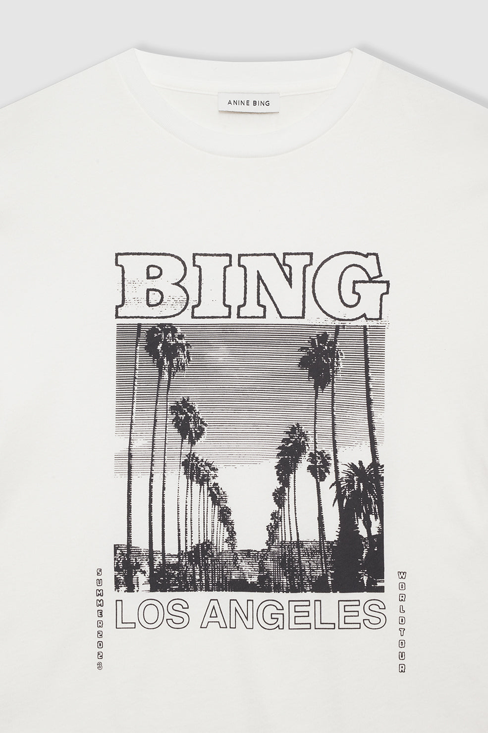 ANINE BING Louis Tee Bing Tour - Ivory