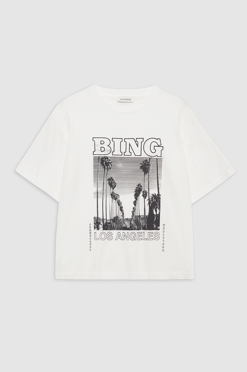 ANINE BING Louis Tee Bing Tour - Ivory