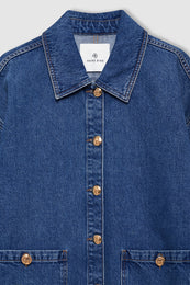ANINE BING Luca Jacket - Clean Indigo Denim