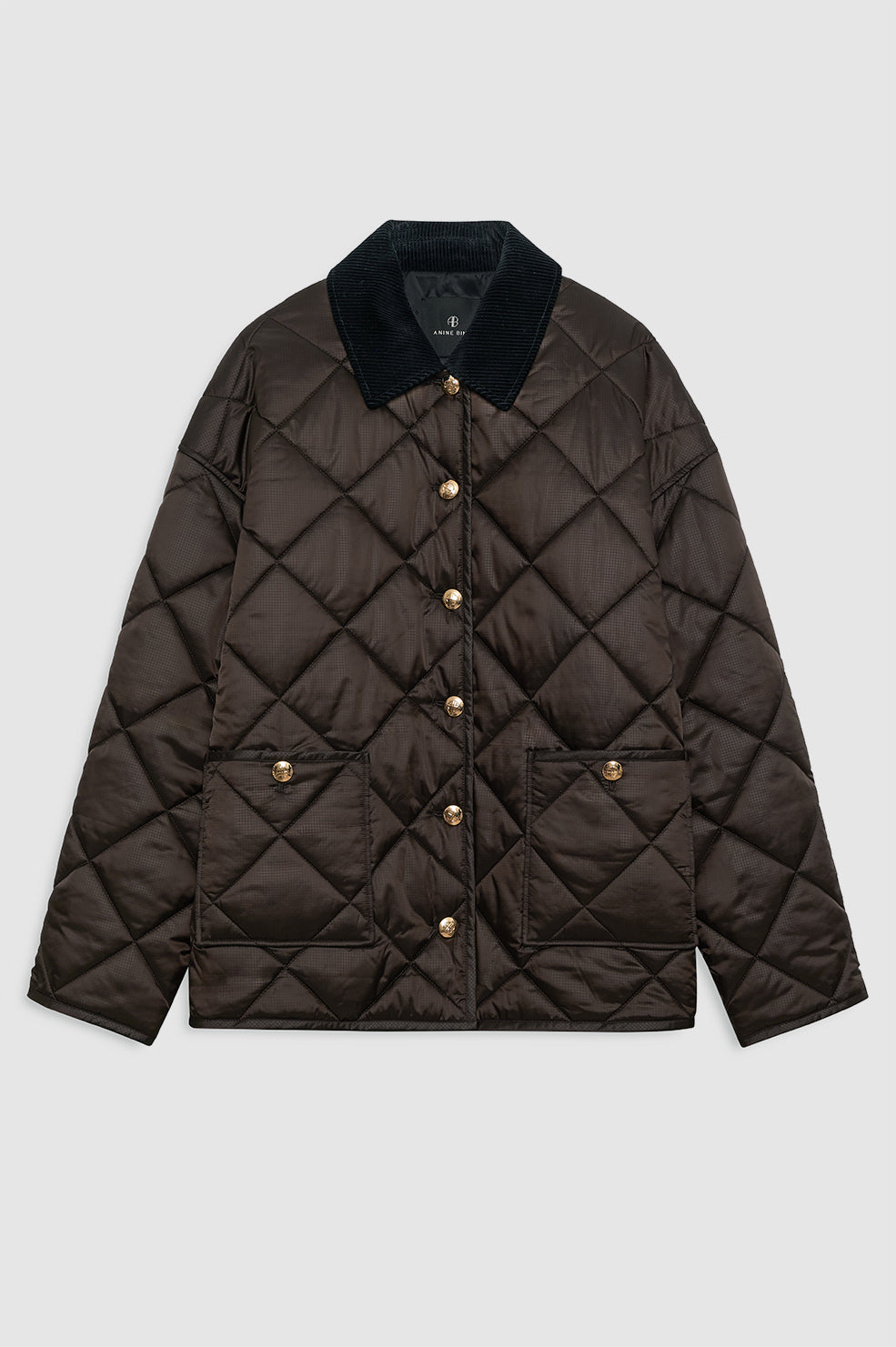 Luca Padded Jacket - Deep Brown View 3
