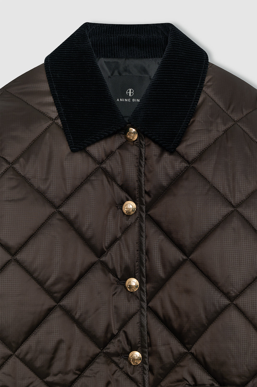 Luca Padded Jacket - Deep Brown View 4