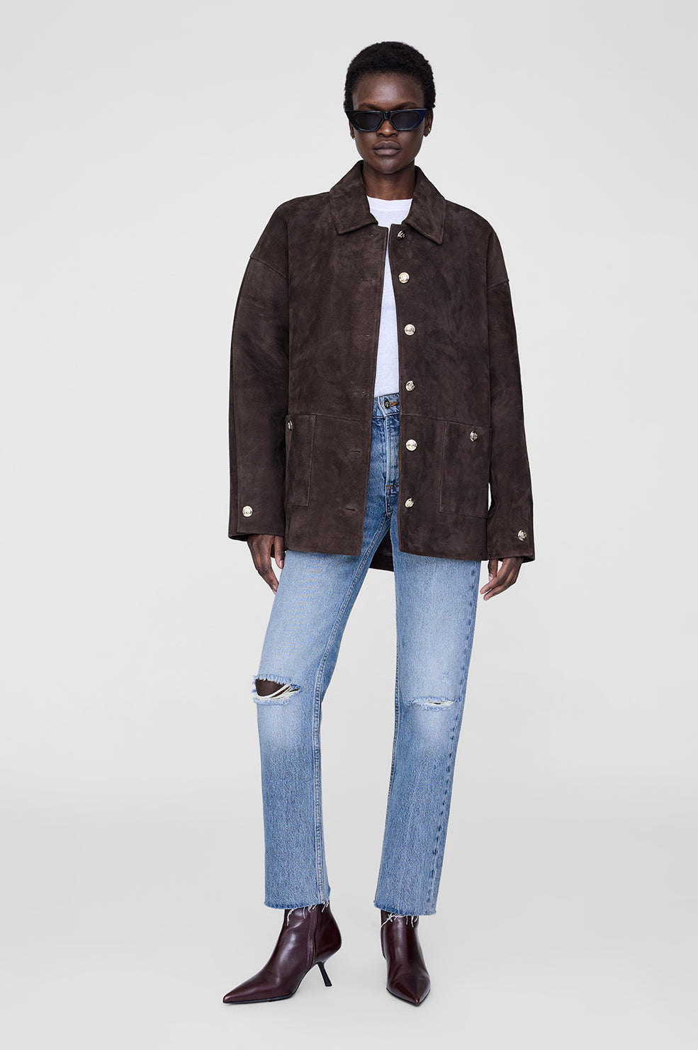 Luca Jacket - Black Cashmere Blend View 1