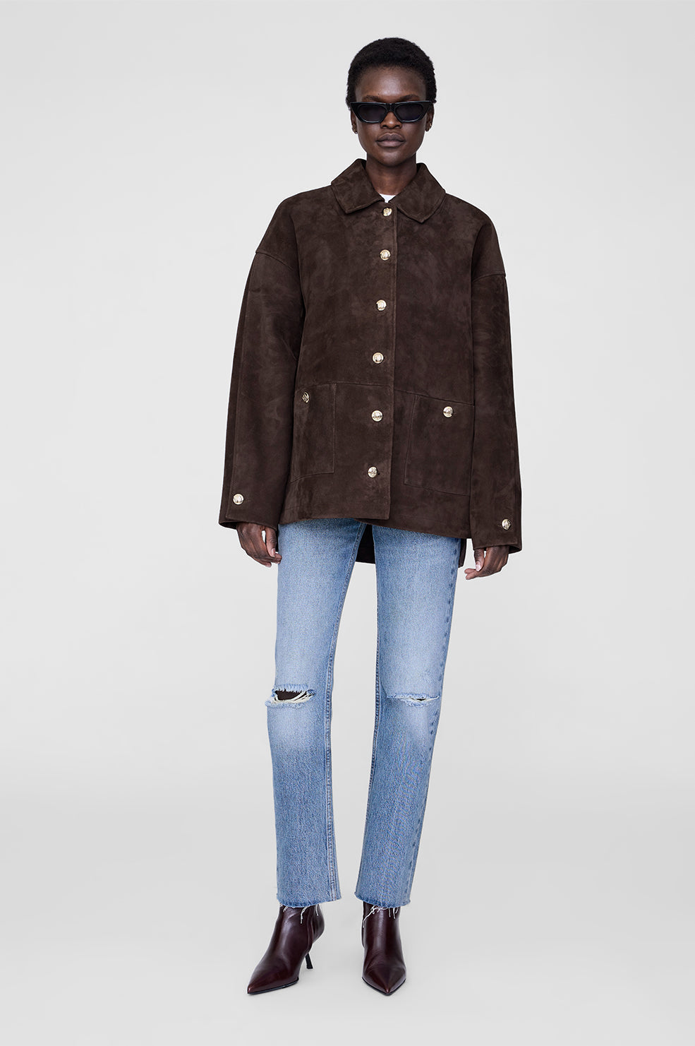 Luca Jacket - Black Cashmere Blend View 5