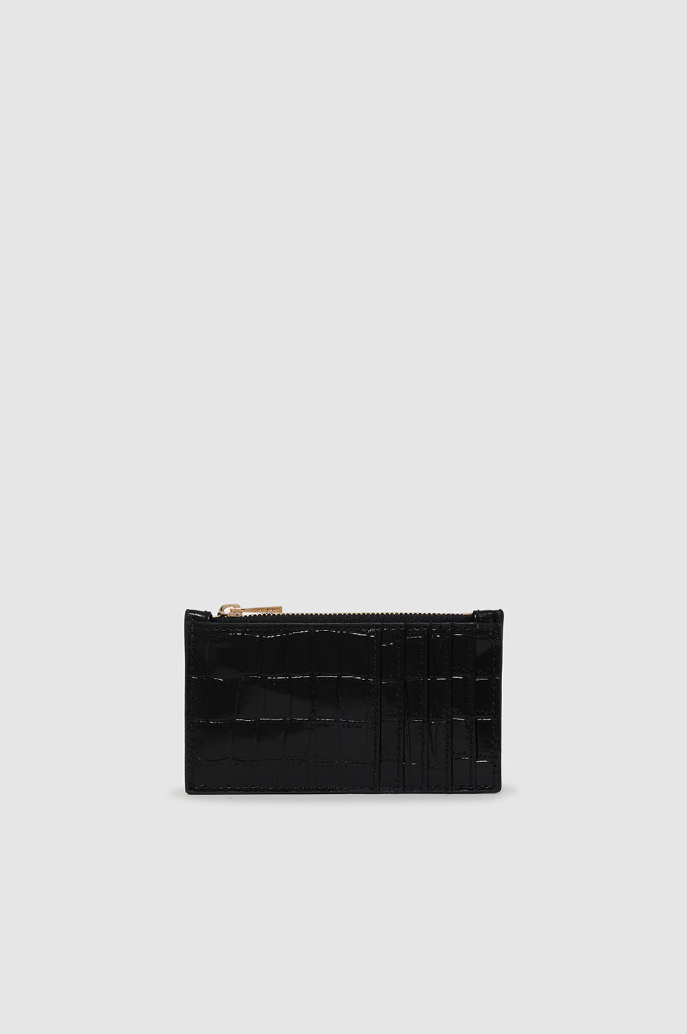 Lucy Card Holder - Black Embossed