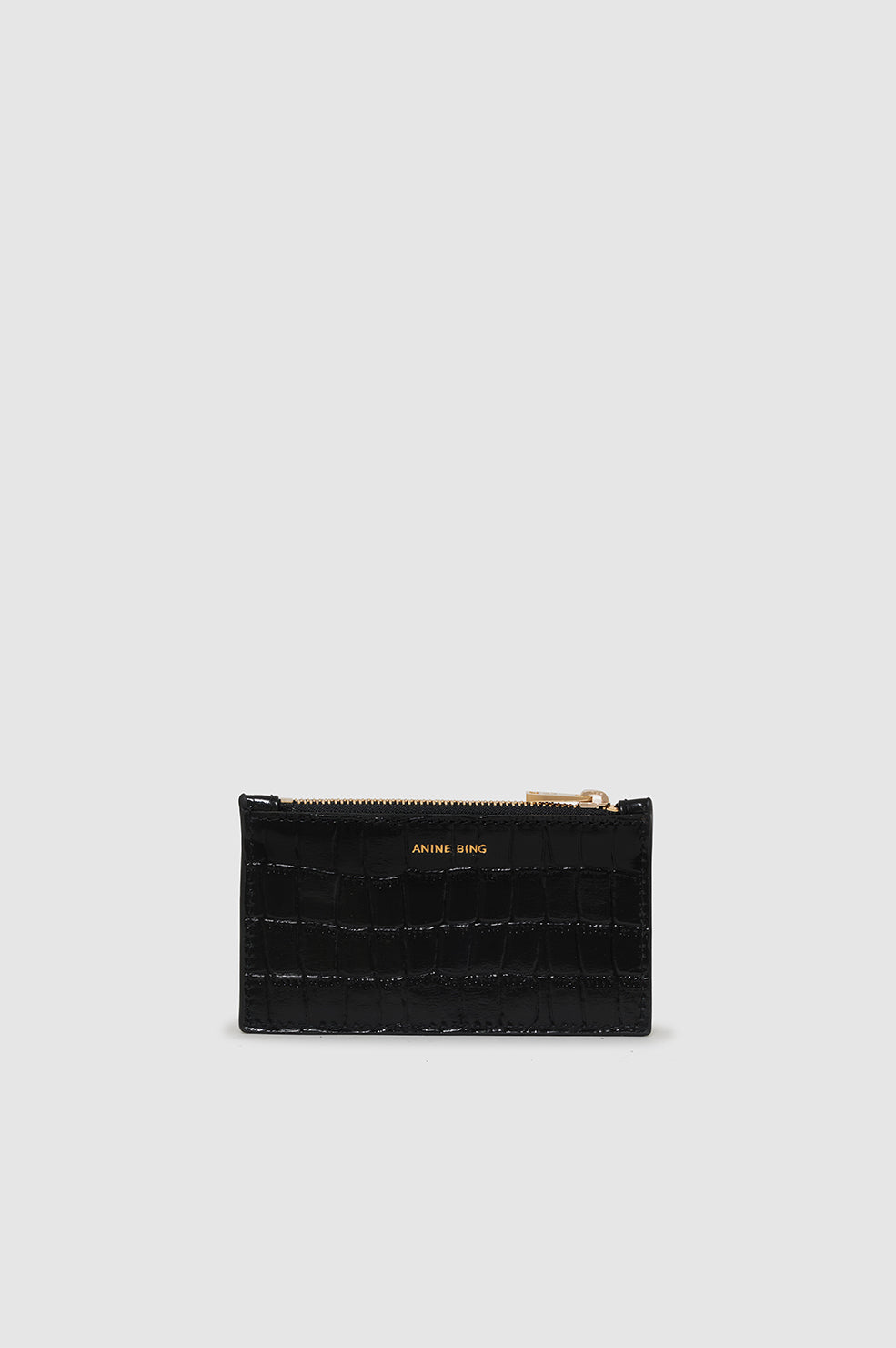 Lucy Card Holder - Black Embossed