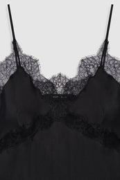 ANINE BING Mael Camisole - Black - detail view