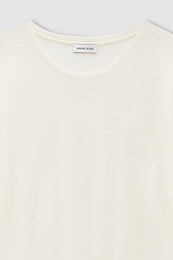 ANINE BING Margo Tee - Cream - detail view