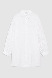 ANINE BING Marianne Dress - White - front view