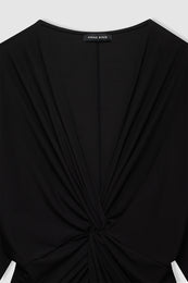 ANINE BING  Mathilde Dress - Black - detail view