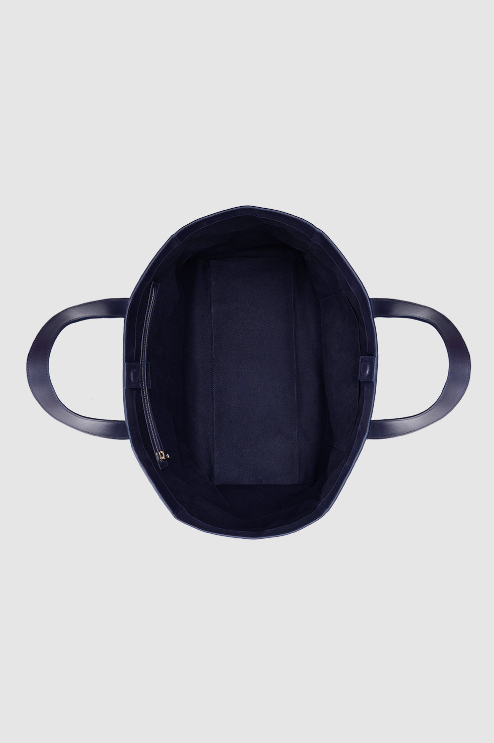 Medium Rio Tote - Navy Suede View 4