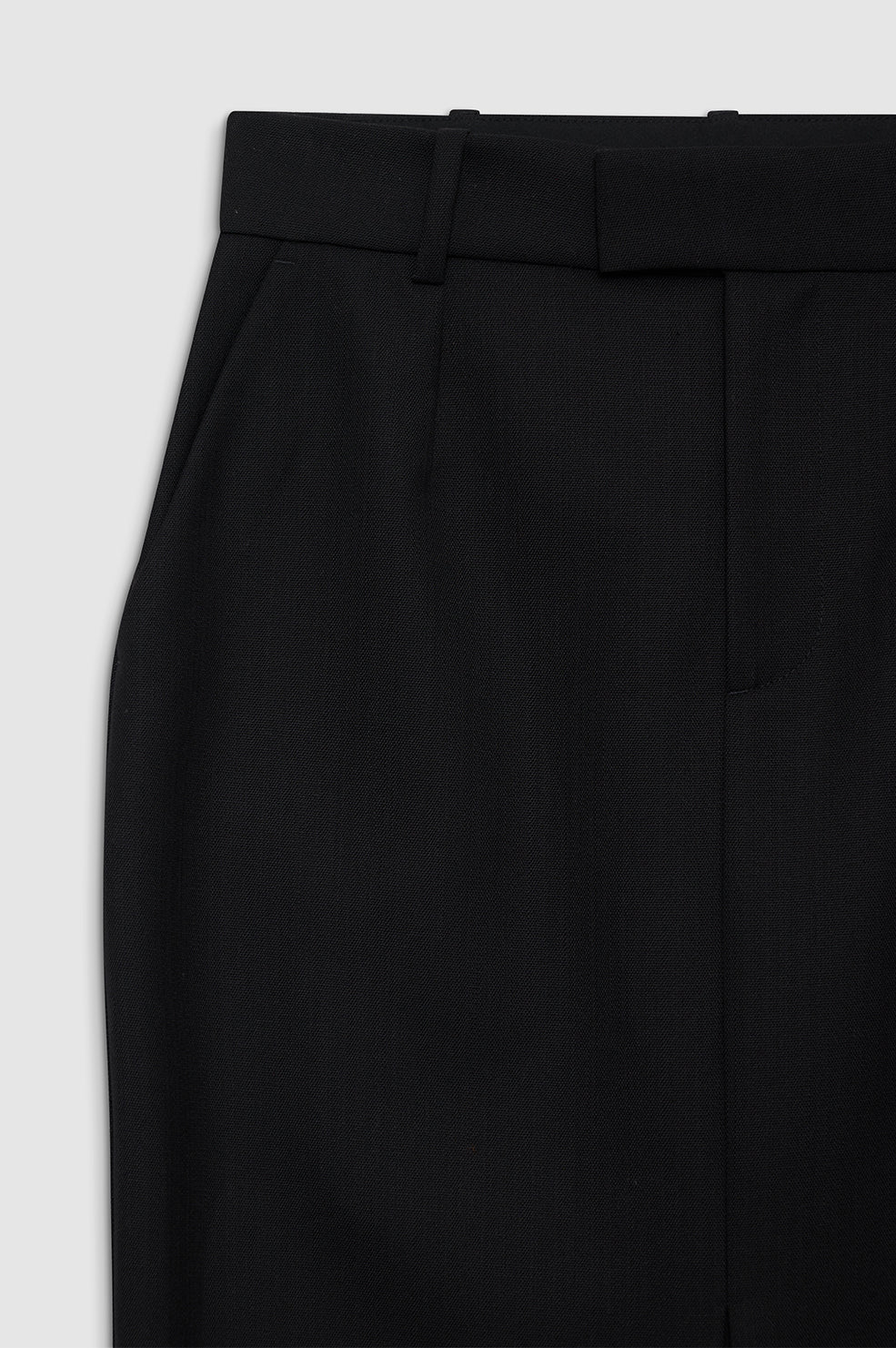 ANINE BING Meredith Skirt - Black - Detail View 