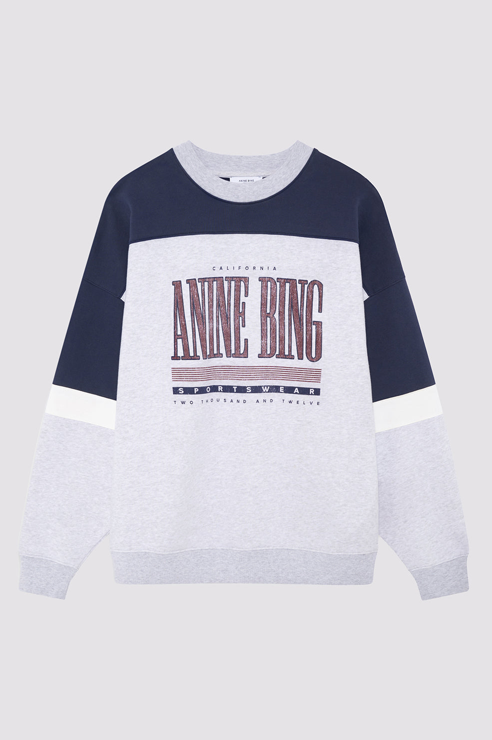 Miles Sweatshirt Letterman - Fig View 3