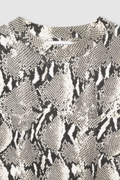 ANINE BING Miles Sweatshirt - Washed Python - detail view