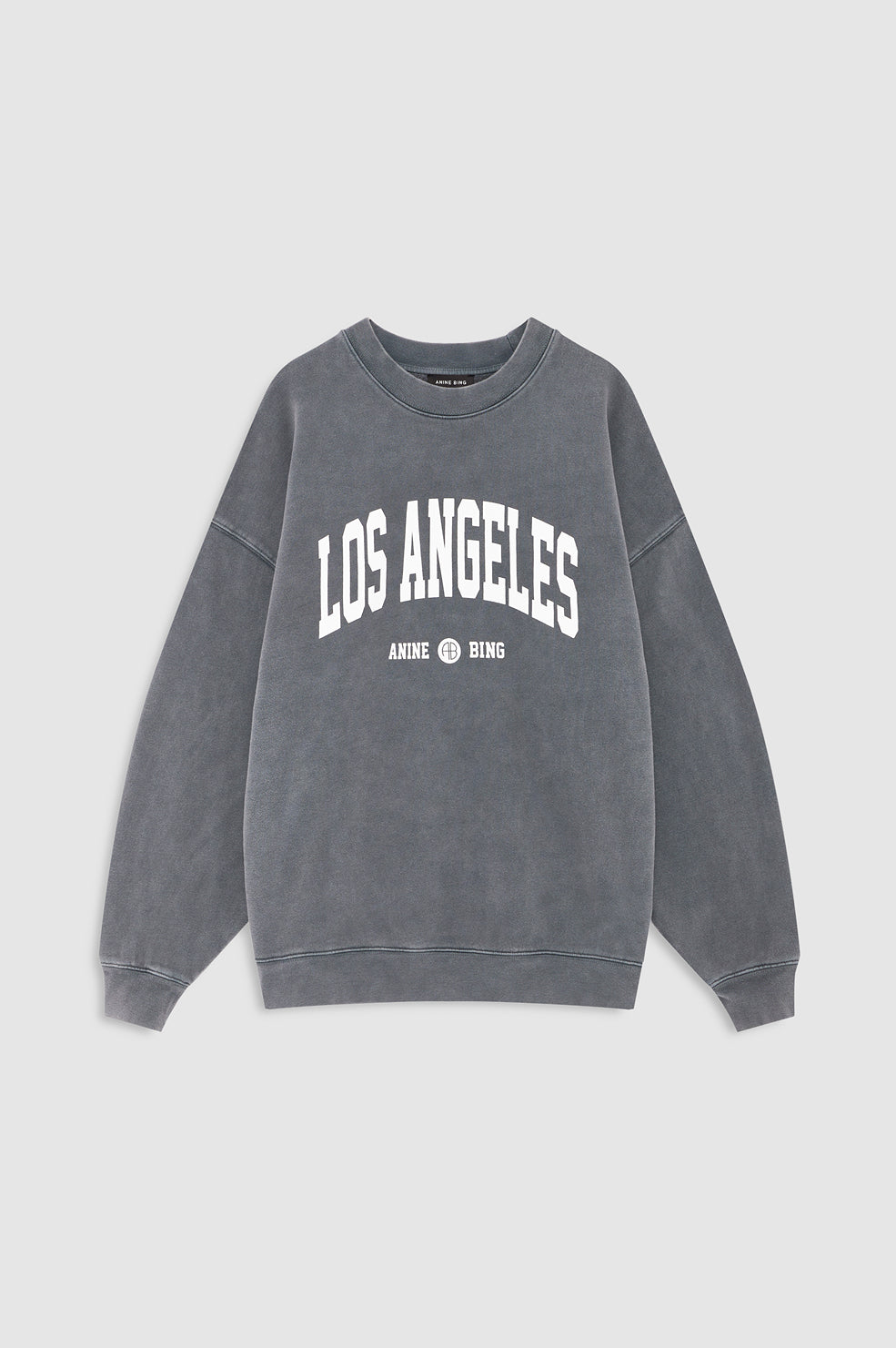 Miles Sweatshirt - Black And Brown Leopard View 3
