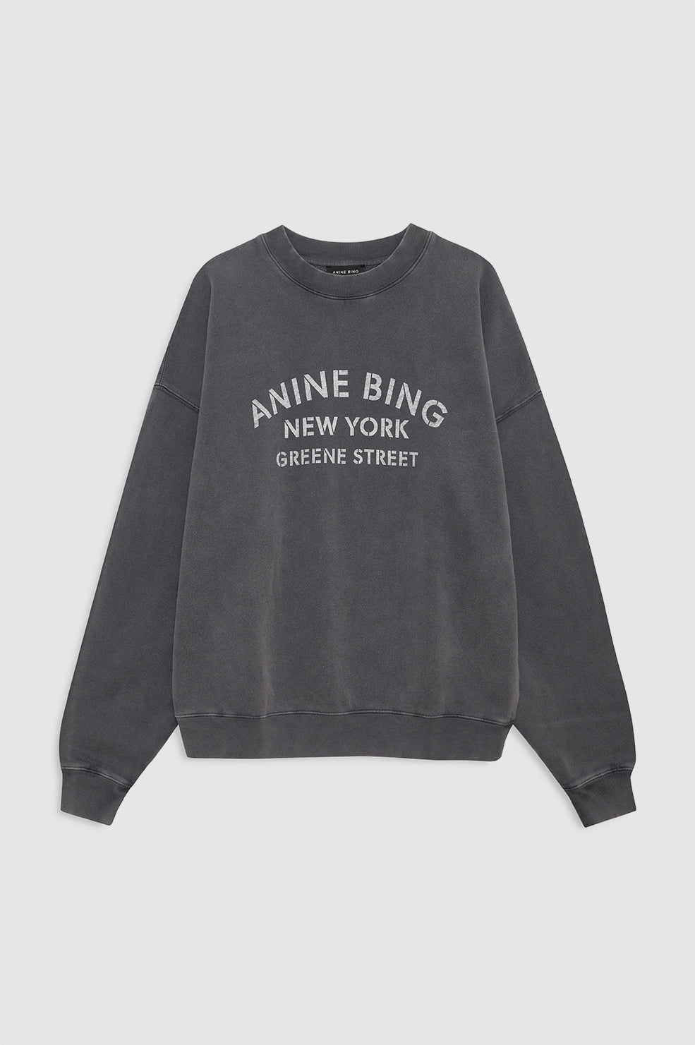 Miles Sweatshirt Ny - Washed Black View 4
