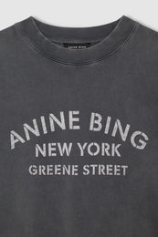 Miles Sweatshirt Ny - Washed Black XS