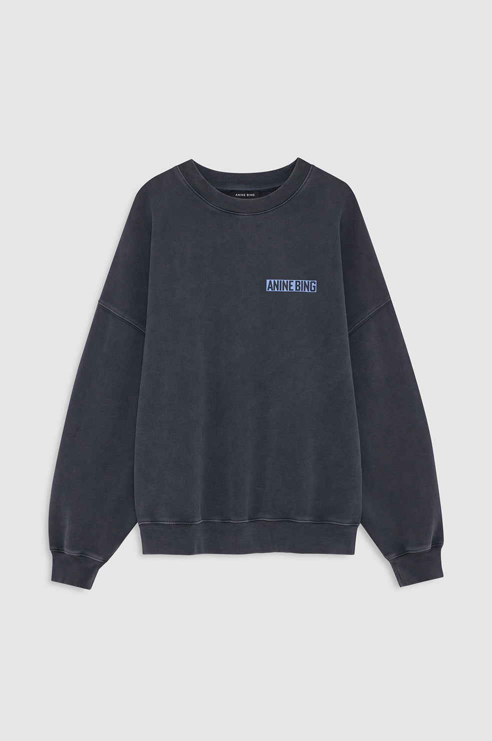 Miles Sweatshirt Waves - Heather Grey View 4