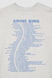 ANINE BING Miles Sweatshirt Waves - Heather Grey - detail view