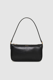 ANINE BING Mini Elly Bag - Black - Front View 