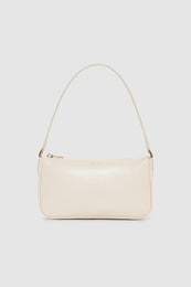 ANINE BING Mini Elly Bag - Bone - Front View 