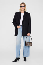 ANINE BING Mini Elly Bag - Leopard - On Model View  