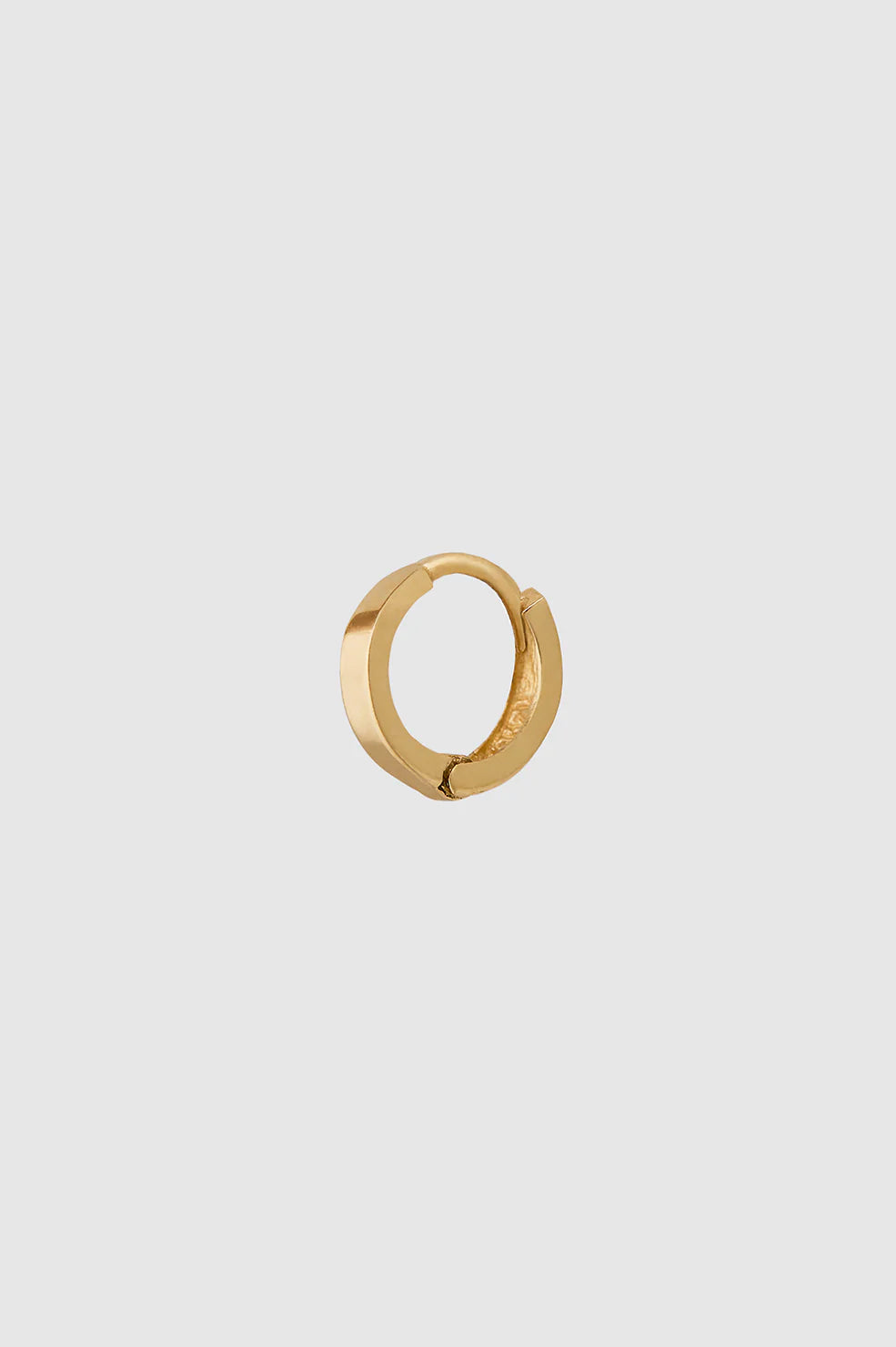 Mini Hoop Earring - 14k Gold View 1