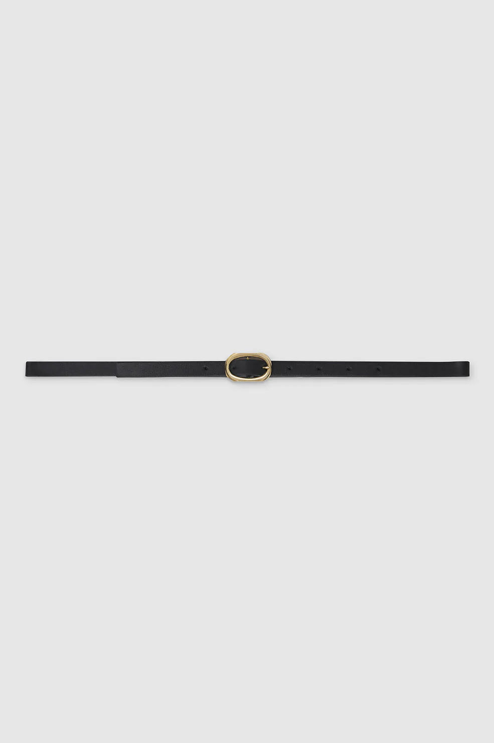 ANINE BING Mini Signature Link Belt - Black