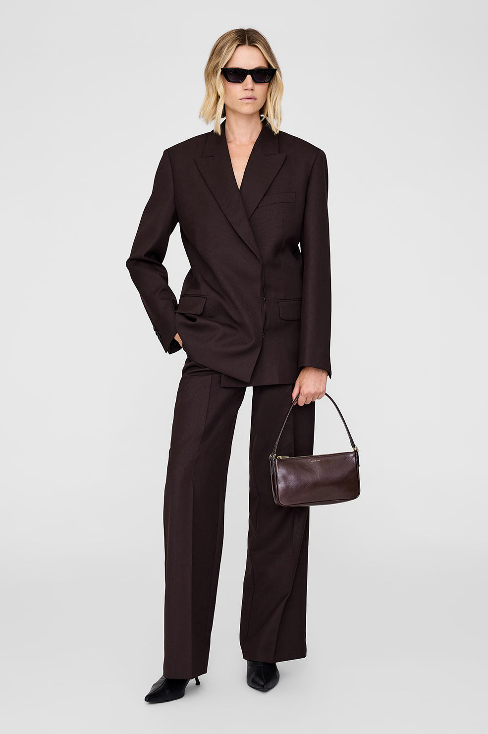 Mini Elly Bag - Oxblood Crinkled Patent View 2