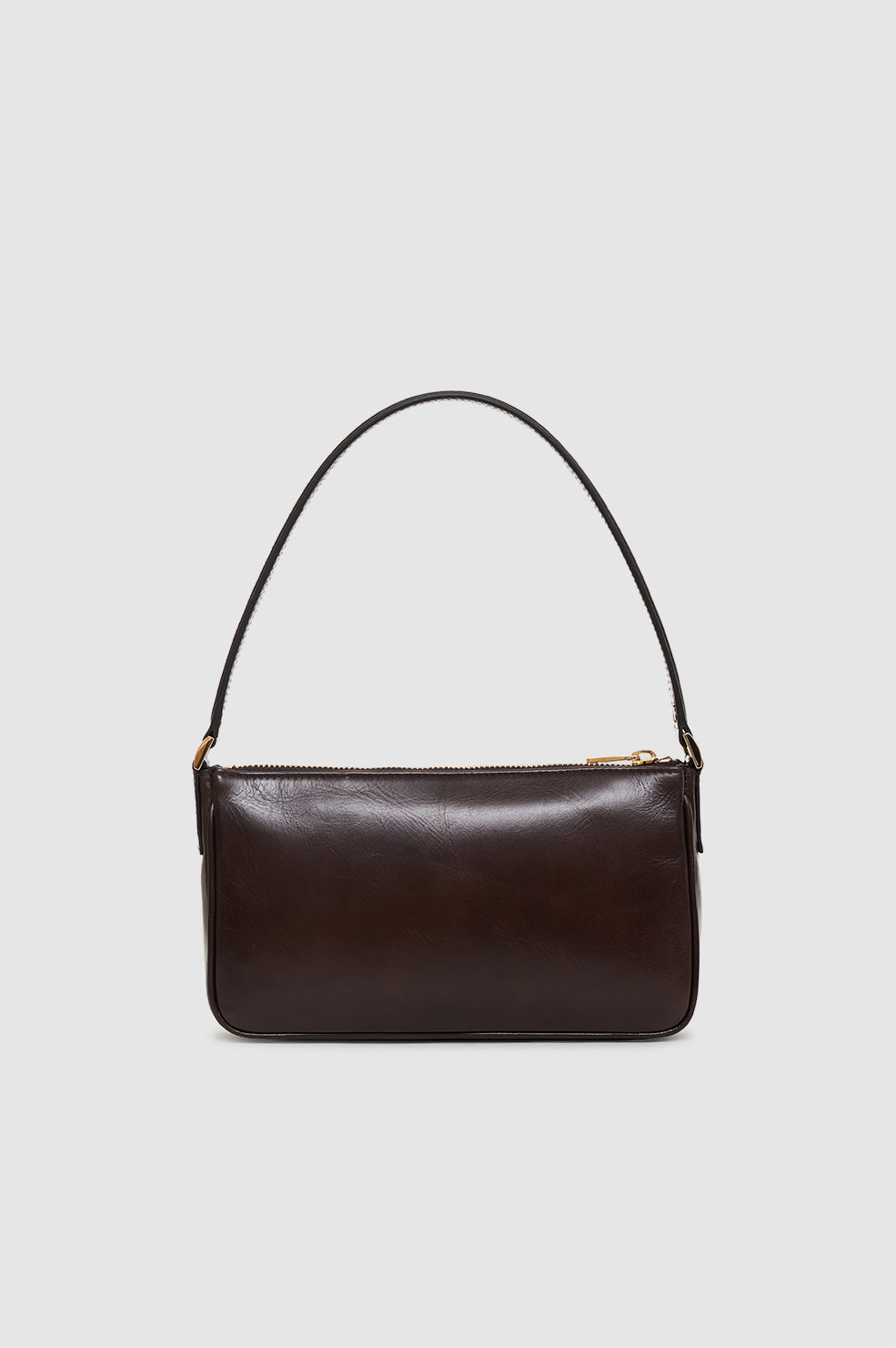 ANINE BING Mini Elly Bag - Dark Brown - Back View