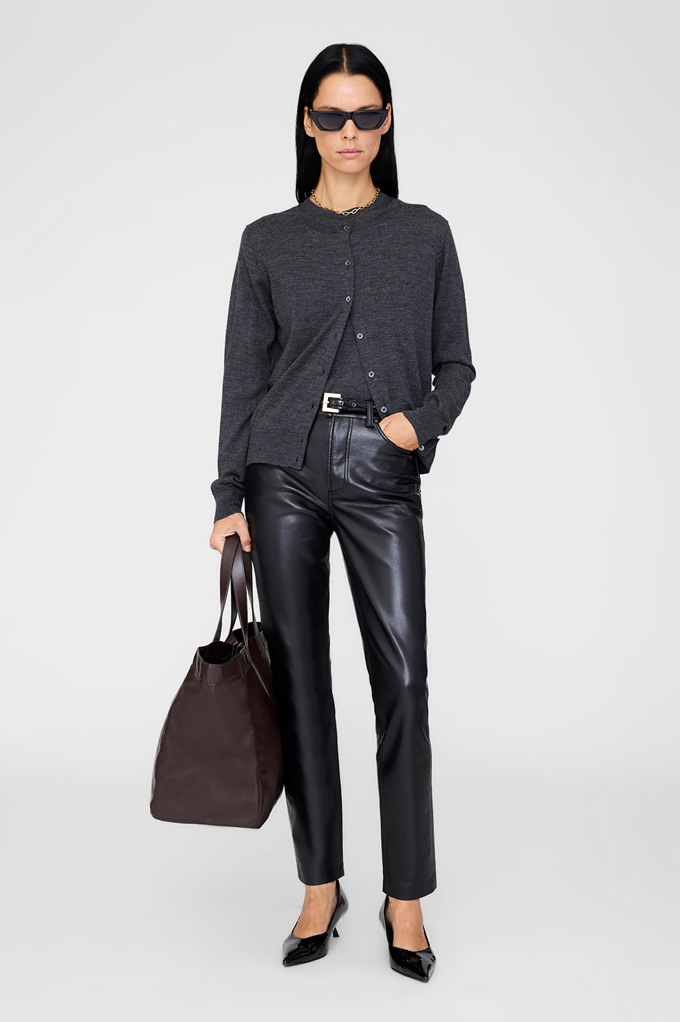 Moni Crop Cardigan - Pale Blue View 1