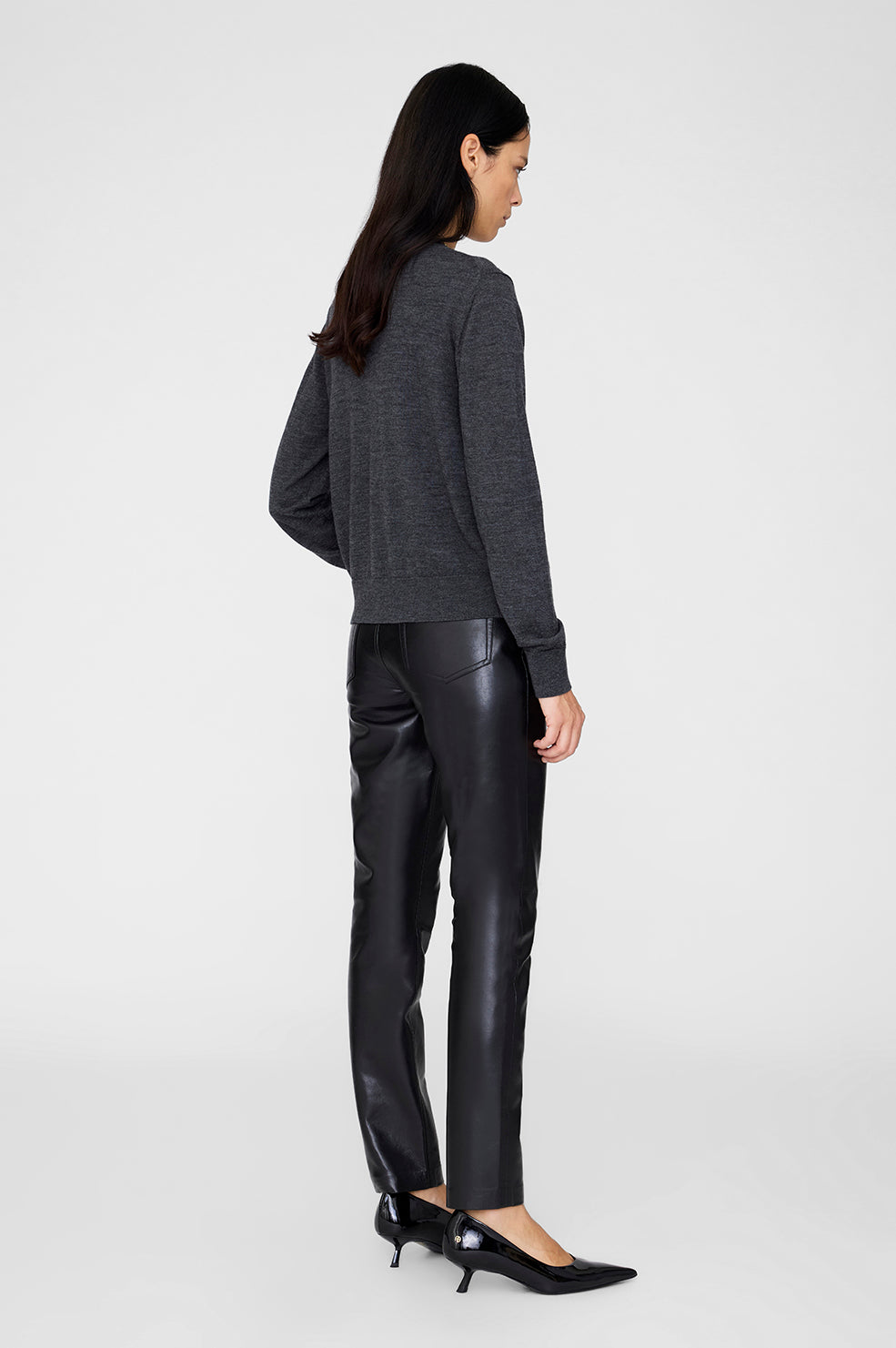 Moni Crop Cardigan - Pale Blue View 2