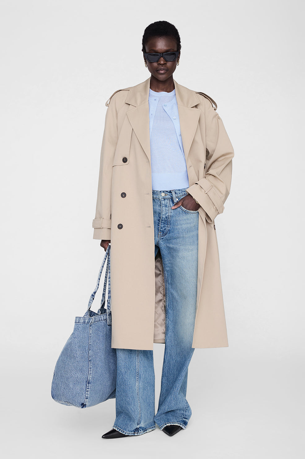 Moni Crop Tank - Pale Blue View 3