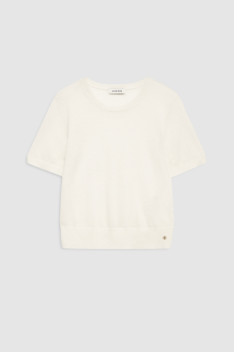 Mora Crop Sweater - Ivory View 3