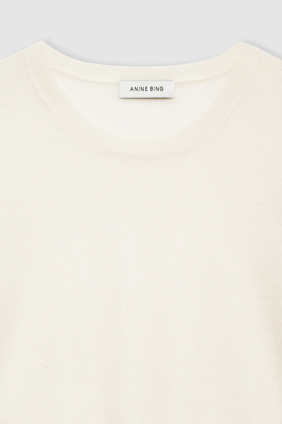 Mora Crop Sweater - Ivory View 4