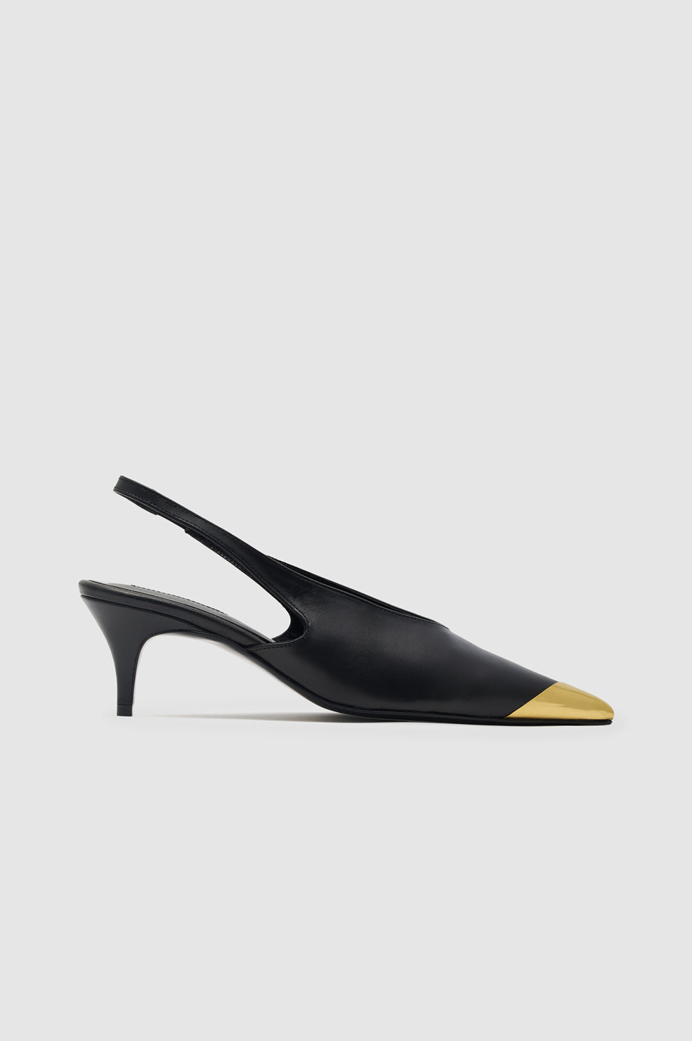 Nelly Slingback Metal Toe - Black View 1