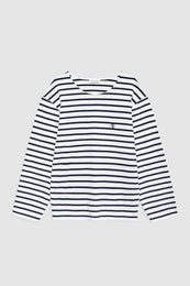 ANINE BING Newton Tee Anine Bing - Navy Stripe - front view