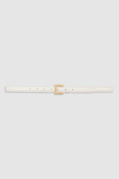 ANINE BING Nicola Belt - Bone With Gold