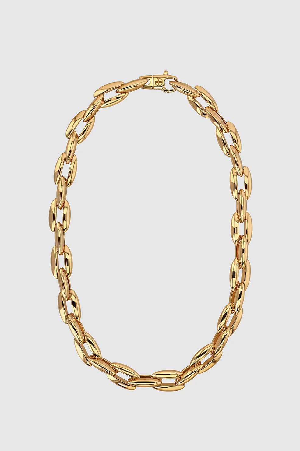 ANINE BING Oval Link Necklace - Gold