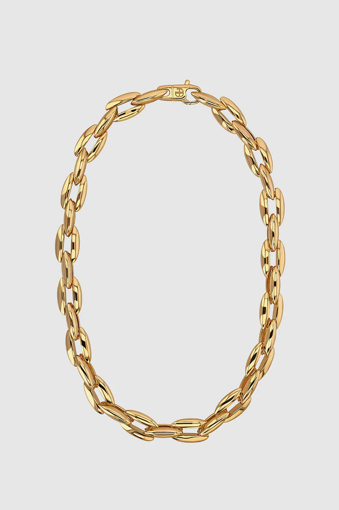 ANINE BING Oval Link Necklace - Gold