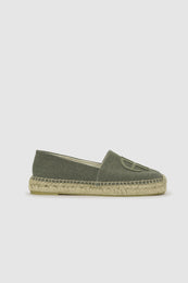 ANINE BING Paloma Espadrilles - Sage - front view